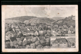 AK Adelsheim, Bezirkssparkasse, Ortsansicht Mit Umgebung  - Adelsheim
