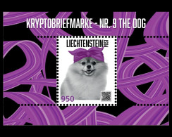 Crypto Stamp - Nr. 9 The Dog Sealed. Liechtenstein 2024 - Unused Stamps