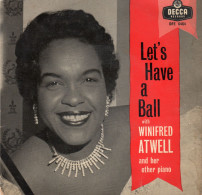 Disque - Winifred Atwell And Her Other Piano - Let's Have A Ball - DECCA Records DFE 6464 - UK 1960 - Jazz