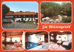 71827817 Gifhorn Hotel Restaurant Im Wiesengrund Gastraum Swimmingpool Gifhorn - Gifhorn