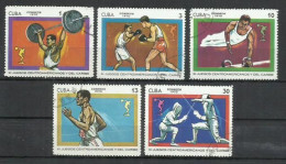 9504-SERIE COMPLETA CUBA 1970 Nº 1372/1376 DEPORTES Juegos Panamericanos  Los Lotes De Cuba No Se Pueden Pagar Con Pay P - Used Stamps