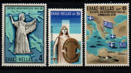 1969 - Grecia 994/96 Liberazione   +++++++ - Unused Stamps