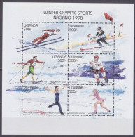 1997 Uganda 1905-1910KL 1998 Olympic Games In Nagano 7,00 € - Inverno1998: Nagano