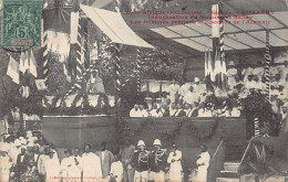 Guinée - CONAKRY - Les Tribunes Pendant Le Discours De L'Almany - Inauguration Du Monument Ballay - Ed. Fortier 20 - Guinea Francesa