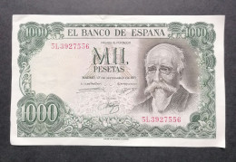 Espagne. Billet Mil Pesetas. Septembre 1971. - 1000 Pesetas