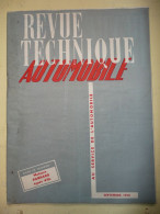 Revue Technique Auto Moteur Panhard D Type 4HL - Septembre 1950 - Auto