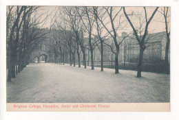 Brighton College - Hampden, Junior And Chichester Houses - Old Sussex Postcard - Brighton