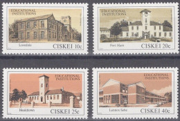 ZAYIX South Africa Ciskei 59-62 MNH Educational Institutions Architecture - Unclassified