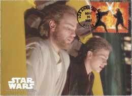ZAYIX - US 4143 FDC Maxicard STAR WARS Lucas Films Postcard - Obi-Wan Fighting - 2011-...