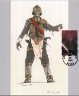 ZAYIX - US 4143 FDC Maxicard STAR WARS Aliens & Creatures Claatu - Darth Maul - 2011-...