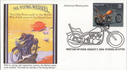 ZAYIX - US 4087 FDC Frankiewicz Cachet Chopper Motorcycle Flying Merkel Advert 2 - 2011-...