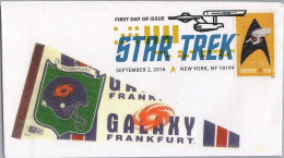 ZAYIX - US 5132 FDC Star Trek Enterprise Digital Color Frankfurt Galaxy Football - 2011-...