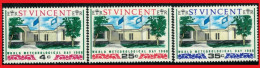 ZAYIX - 1968 St. Vincent 256-258 MNH Caribbean Meteorological Institute 1228S31M - St.Vincent (...-1979)
