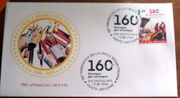 VATICAN, ITALY, SMOM 2024, 160 ANNI CROCE ROSSA ITALIANA  FDC - Unused Stamps