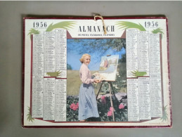 Calendrier Almanach Des Postes Télégraphes Téléphones 1956 - Grand Format : 1941-60