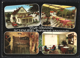 AK Bühlertal I. Schwarzwald, Café Pension Garni, Weinstube, Inh. Friedrich Schnurr  - Buehlertal