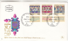 Israël - Lettre De 1972 - Oblit Jerusalem - Pâques - - Briefe U. Dokumente