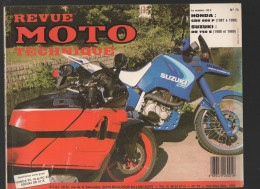 Revue MOTO TECHNIQUE   N°75 SJZUKI ET HONDA   1989 (voir La Description)  (CAT7222) - Moto