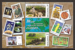 MOLDOVA 2003●10th Anniversary Moldavian EUROPA Issues●Stamp On Stamp /MiBl 29 MNH - 2003