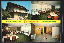 AK Wünnenberg, Hotel-Pension Panorama, Bürenerstrasse 25  - Bad Wuennenberg