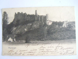 Cpa Montaigle Château Circulée 1902  (706) - Onhaye
