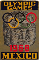 00187 "OLYMPIC GAMES - 1968 - MEXICO"  ETICHETTA ORIG  SU CARTONCINO - OLIMPIADI 12-27 OTTOBRE 1968 - Otros & Sin Clasificación