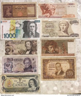 Italia Romania Polonia Russia Germania Slovacchia Canada Austria LOTTO 67 Notes ( 22 Estere + 45 Italiane ) - Rumänien