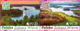 POLAND 2024 NATURE Views. Forests RIVERS LAKES - Fine Set MNH - Ungebraucht
