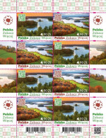 POLAND 2024 NATURE Views. Forests RIVERS LAKES - Fine S/S MNH - Ungebraucht