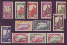 Europe - France Colonies - Niger - 1939-1940 - N°74 à 85 (12 Valeurs) - Traces De Charnières -  7856 - Oblitérés