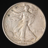  Etats-Unis / USA, Walking Liberty, Half Dollar, 1945, , Argent (Silver), TTB (EF),
KM#142 - 1916-1947: Liberty Walking