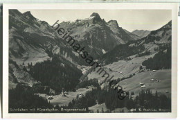 Schröcken Mit Künzelspitze - Bregenzerwald - Foto-Ansichtskarte - Verlag C. Risch-Lau Bregenz - Schröcken