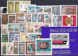 ÖSTERREICH 1987 Mi-Nr. 1873-1908 O Used Kompletter Jahrgang/complete Year - Full Years