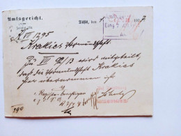V0512   Russia  Deutsches Reich TILSIT- Preuss.Amtsgericht -Kaliningrad Oblast  Postcard  1927 - Autres & Non Classés