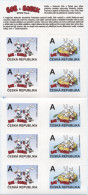 Booklet 846-7 Czech Republic, Bob And Bobek, Mascots Of The Ice-Hockey Championship 2015 Also In Cartoon Series - Rafting