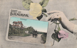 4894 155 Groet Uit Bloemendaal,  Met Duinwijk 1909 Met LBPK 0288 Bloemendaal 1 - Bloemendaal