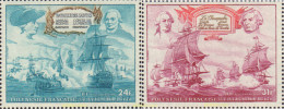 581108 MNH POLINESIA FRANCESA 1976 BATALLA NAVAL - Neufs