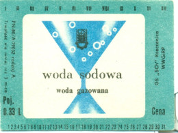 Poland - Old Label Woda Sodowa - Bevande Analcoliche