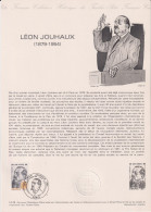 1979 FRANCE Document De La Poste Léon Jouhaux  N° 2030 - Documenten Van De Post