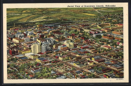 AK Lincoln, NE, Aerial View Of Downtown  - Autres & Non Classés