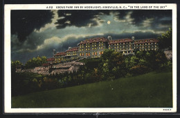 AK Asheville, NC, Grove Park Inn By Moonlight  - Asheville