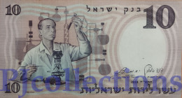 ISRAEL 10 LIROT 1958 PICK 32a XF - Israel