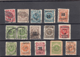Deutsches Reich Memel 15 Briefmarken - Memelland 1923