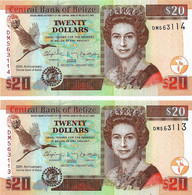 BELIZE 2012 20 Dollar - P.72 Neuf UNC - Belize