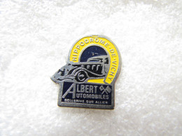 PIN'S  HIPPODROME DE VICHY    ALBERT AUTOMOBILES  BELLERIVE SUR ALLIER - Altri & Non Classificati