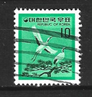 COREE DU SUD. N°1029 Oblitéré De 1979. Grue. - Cranes And Other Gruiformes