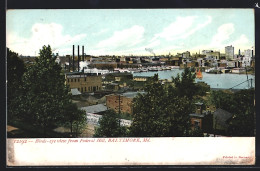 AK Baltimore, MD, Birds-eye View From Federal Hill  - Baltimore