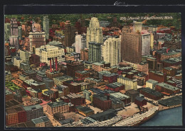 AK Detroit, MI, Aerial View  - Detroit