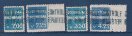 Algérie - Colis Postaux - YT N° 38 à 41 - N° 39 Et 41 ** Neuf Avec Charnière - N° 38 Et 40 * Neuf Charnière- 1935 à 1938 - Colis Postaux