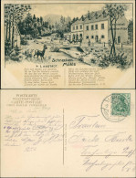 Ansichtskarte Liebstadt Gastwirtschaft Schneckenmühle 1907  - Liebstadt